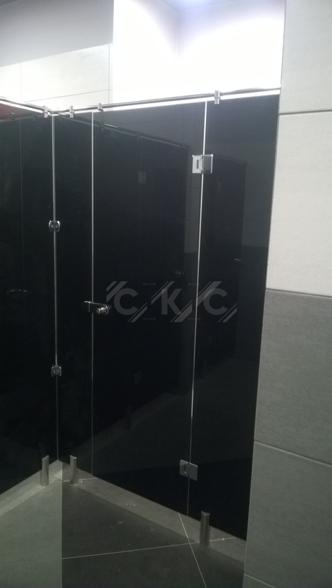 Сантехнические перегородки из стекла