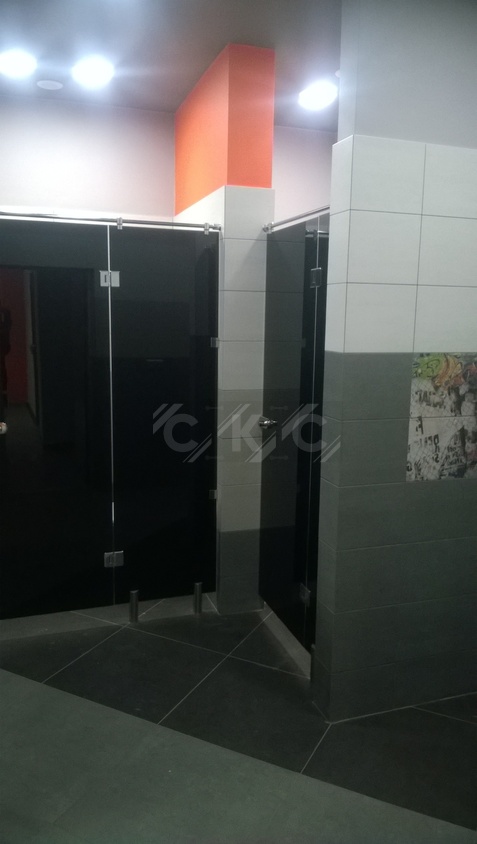 Сантехнические перегородки из стекла