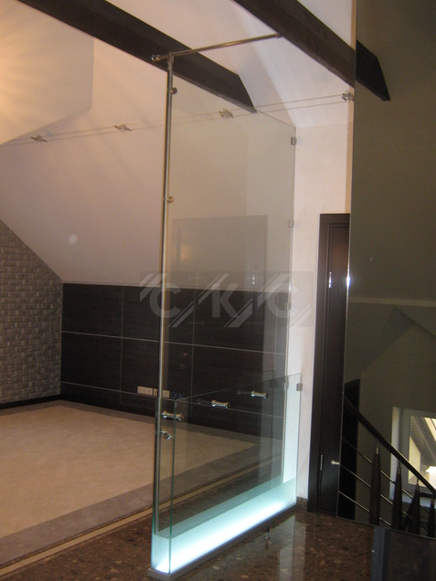 Стеклянные декоративные перегородки