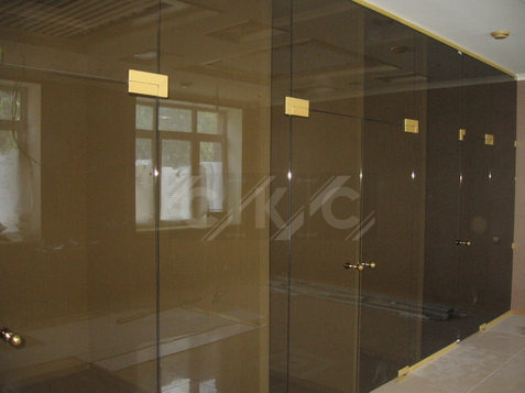 Цельностеклянные перегородки